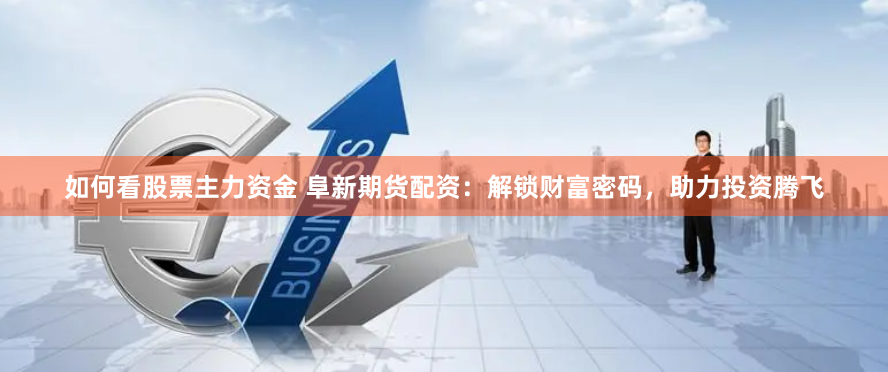 如何看股票主力资金 阜新期货配资：解锁财富密码，助力投资腾飞