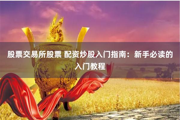 股票交易所股票 配资炒股入门指南：新手必读的入门教程